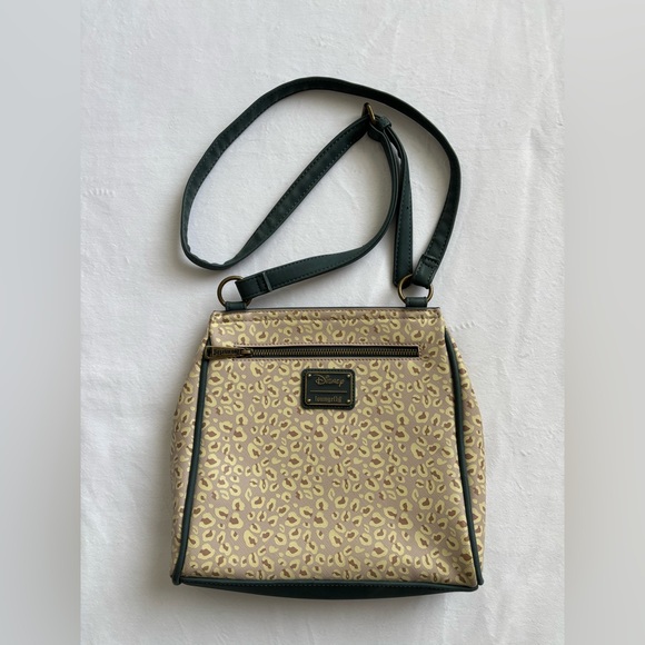 Loungefly Disney Mickey Pluto Leopard Crossbody Bag BoxLunch Exclusive - Picture 2 of 16